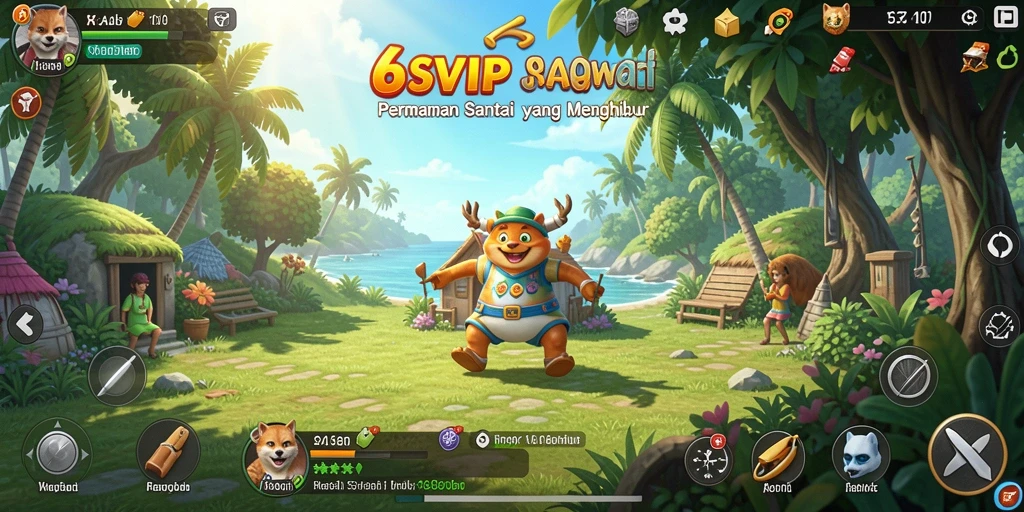 Tampilan menarik dari gameplay 6SVIP yang penuh warna.