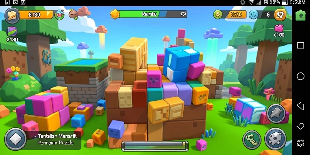 Tangkapan layar utama dari 8180 dengan gameplay seru dan menantang.