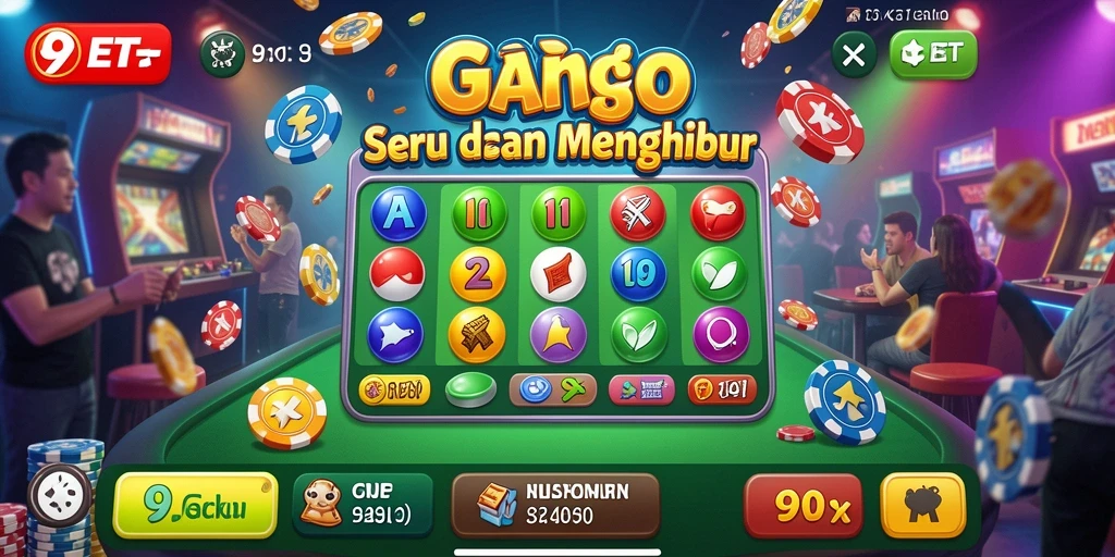 Tampilan seru gameplay Bingo di 9ET dengan interaksi pemain.