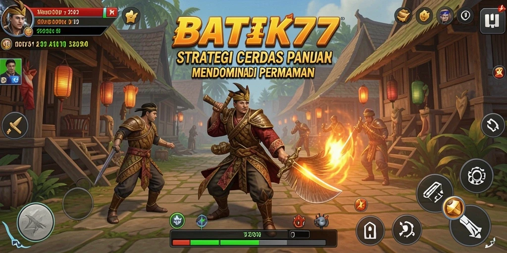 Tampilan gameplay <strong>BATIK77</strong> yang menegangkan dan strategis.