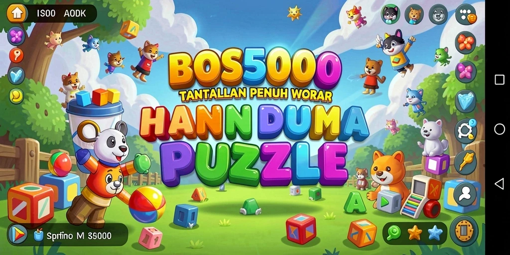 Screenshot BOS5000 menampilkan gameplay seru dan tantangan Puzzle yang menarik.