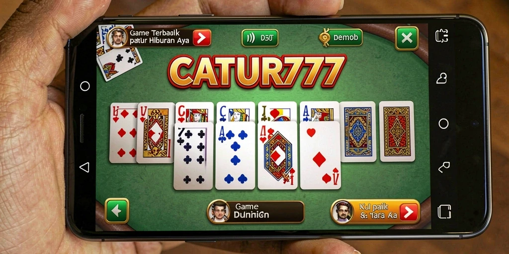 Tampilan gameplay seru dari CATUR777 yang menampilkan berbagai mode Domino.