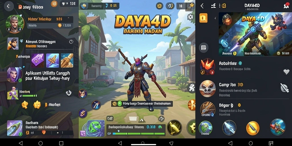 Screenshot utama DAYA4D menampilkan antarmuka pengguna yang responsif dan menarik.