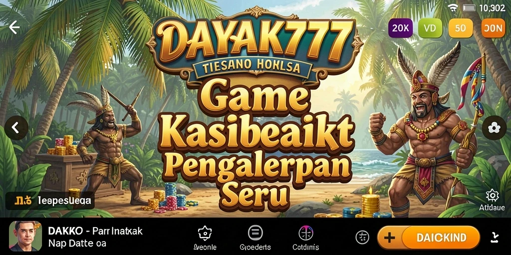 Tampilan screenshot dari gameplay seru di DAYAK777.