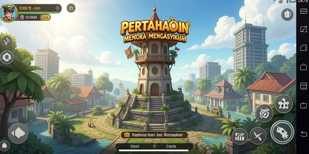 Gameplay seru Tower Defense dengan berbagai menara strategis.