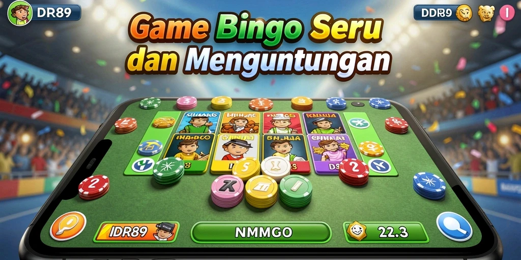 Tampilan gameplay Bingo IDR89 yang seru dan mengasyikkan.