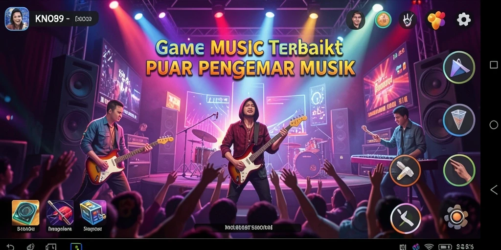 Screenshot KNO89 menunjukkan gameplay yang mendebarkan dan interaktif.