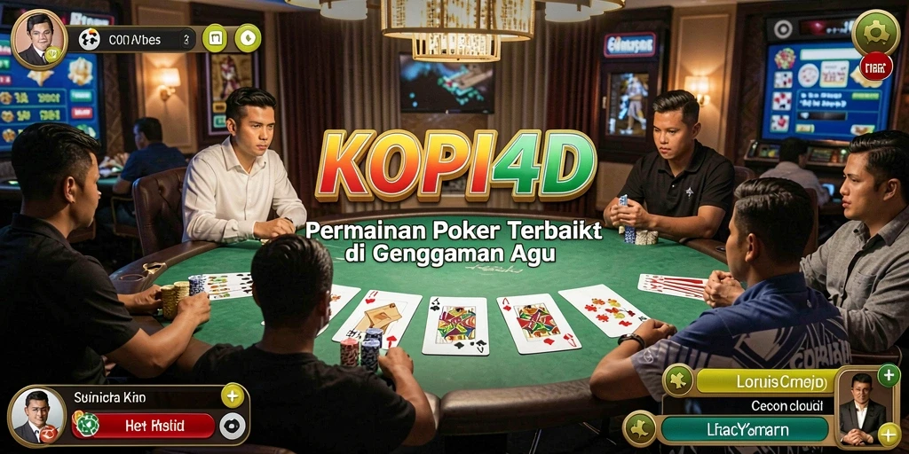 Tampilan permainan Poker di KOPI4D yang menegangkan dan seru.