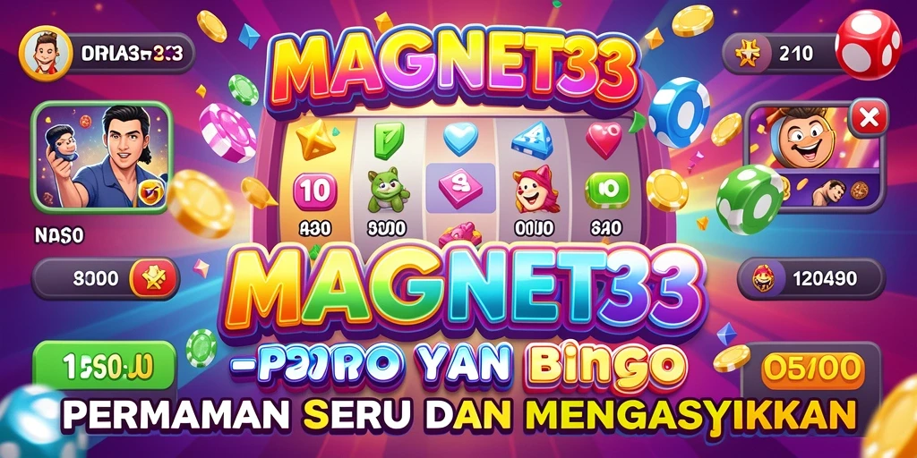 Screenshot gameplay utama MAGNET33 menampilkan keseruan bermain Bingo.