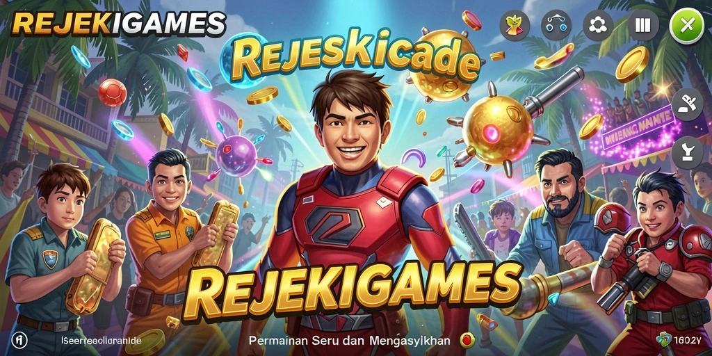 Screenshot gameplay REJEKIGAMES menampilkan aksi seru dan tantangan menarik.
