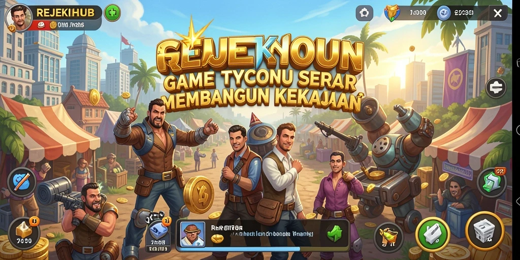 Tangkapan layar gameplay Tycoon REJEKIHUB yang penuh strategi dan kesenangan.