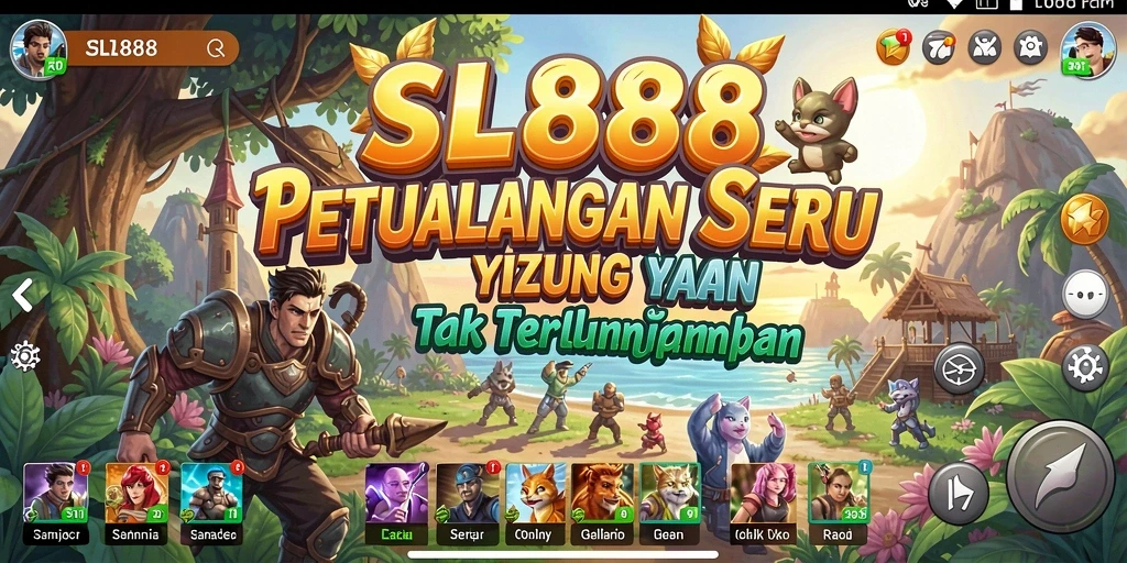 Gameplay seru SL888 dengan misi petualangan menantang.