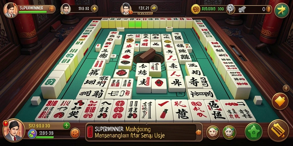 Gameplay Mahjong yang menawan dan mengasyikkan.