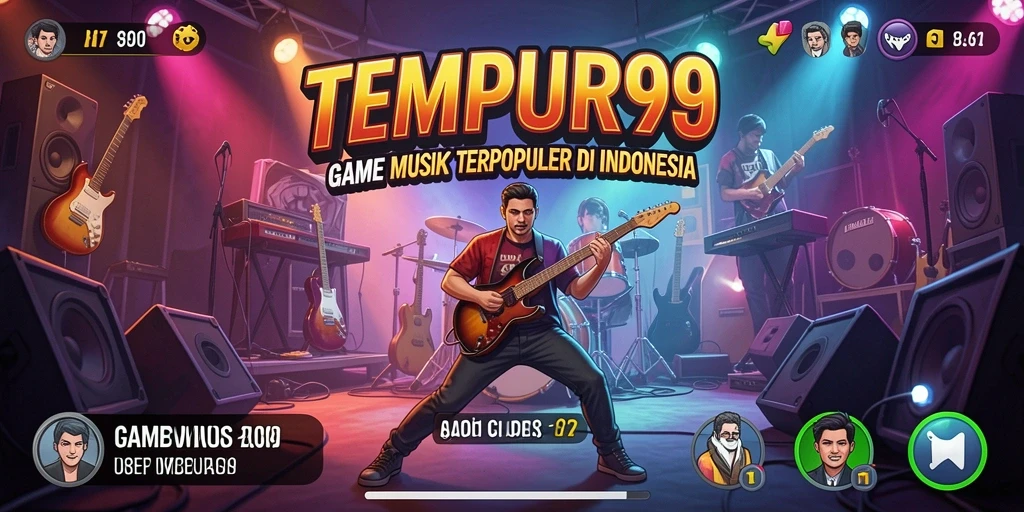 Gameplay menarik di TEMPUR99 dengan alunan musik yang seru.
